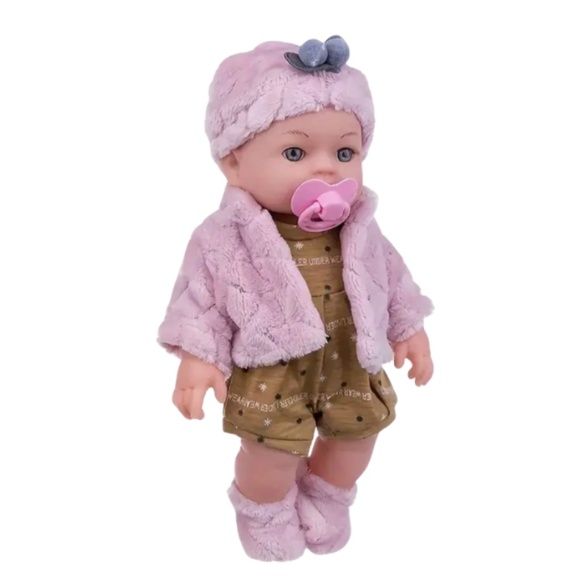 New re-born doll - 12 -inch realistic vinyl feel ,  Baby Girl Set. - Adorable - Picture 6 of 6